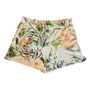 Adyson Parker Womens Multicolor Floral Pull On Drawstring Stretch Shorts Size XL
